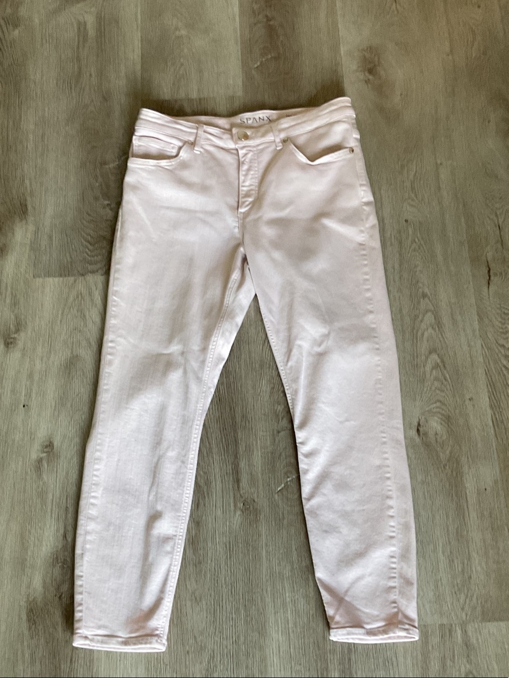 SPANX slim x cropped Light Pink Skinny Jeans women’s 30